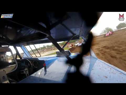 #2A Scott Lunsford - Midwest Mod - 4-27-2024 Springfield Raceway - In Car Camera - dirt track racing video image