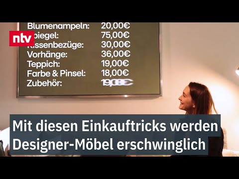 Mit diesen Einkauftricks werden Designer-Möbel erschwinglich - Neuer Einrichtungsstil für 300 Euro