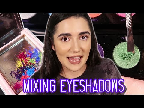 Mixing All My Eyeshadows Together - UCbAwSkqJ1W_Eg7wr3cp5BUA