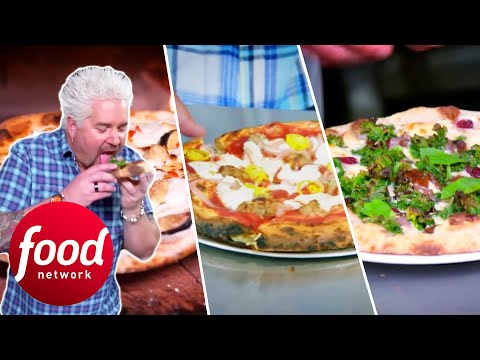 Guy Fieri Tries Scrumptious Homemade Pizzas! l Diners, Drive-Ins & Dives