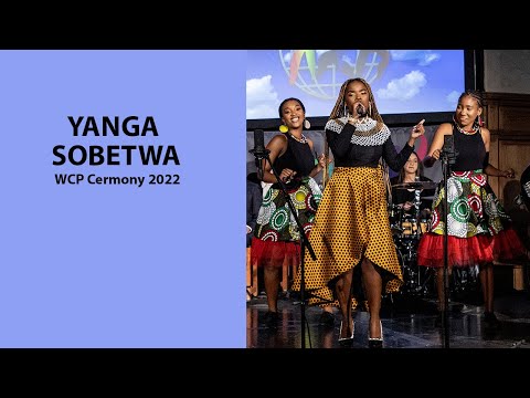 Yanga Sobetwa sings at World’s Children’s Prize Ceremony 2022
