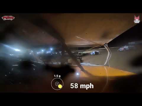 #00 Cason Harris - USRA B-Mod - 6-8-2024 Tri-State Speedway - In Car Camera - dirt track racing video image