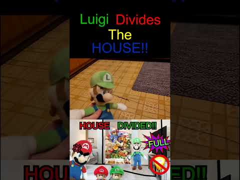 Luigi Divides The HOUSE!!