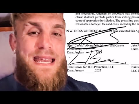 Jake Paul LEAKS Canelo SIGNED Contract after SWITCH-UP to FIGHT Terence Crawford