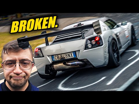 Too Much Downforce & Power Broke It😭 // Nürburgring