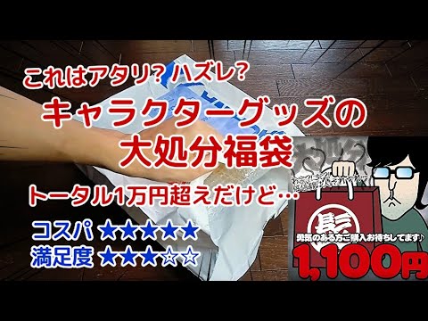 まるでヤミ鍋状態!? キャラクターグッズの大処分福袋は相変わらず神コスパだけど…アタリではなかった<Macchan's福袋SHOW>