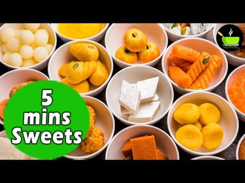 5 mins Sweets Recipes | Quick & Easy Sweets Recipe | Indian Sweets Recipe | Easy Desserts Recipe