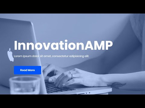 Mobirise Innovative Website Theme | InnovationAMP