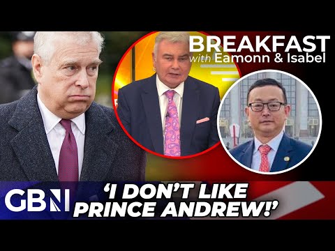 Eamonn Holmes TEARS Into Prince Andrew Amid China Spy Controversy: 'I've got TOO MANY Stories!'