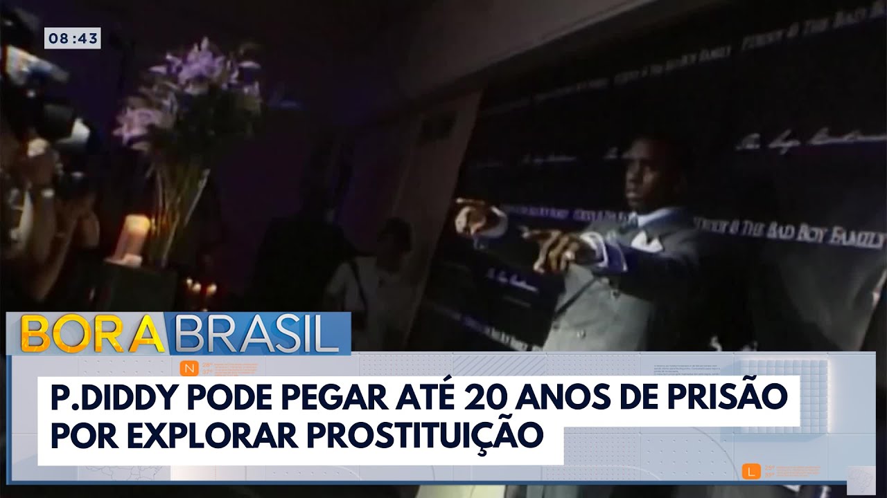 PDiddy pode pegar até 20 anos de prisão por explorar prostituição