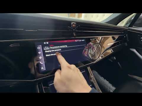 Wie setzt man den Reifendruck-Warner des Audi Q7 zurück?