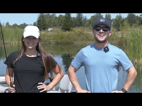 Gone Fishin' with USAC Drivers Logan Seavey &amp; Kaylee Bryson - dirt track racing video image