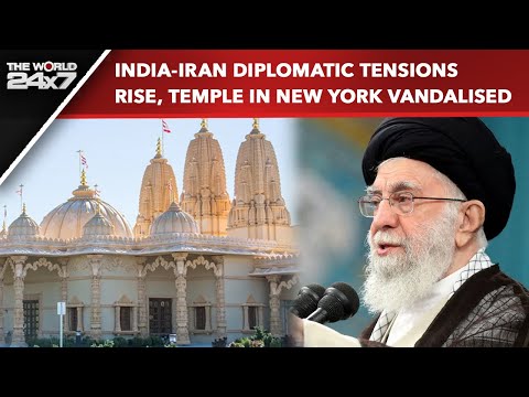 Iran On India | India-Iran Diplomatic Tensions Rise, Temple In New York Vandalised