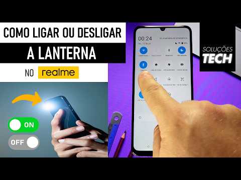 Como Ligar ou Desligar a LANTERNA no REALME (ATUALIZADO)