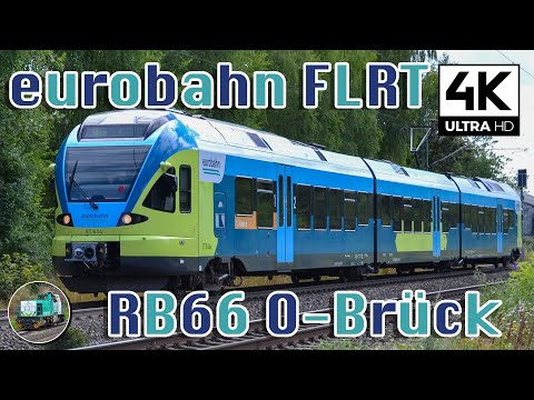 eurobahn FLIRT 8.04 departs out of Westbevern!