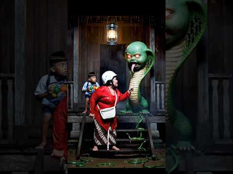 Hantu King Kobra Kepala Bayi Serang Nenek Zempak!! 😱🐍👶 #Shorts