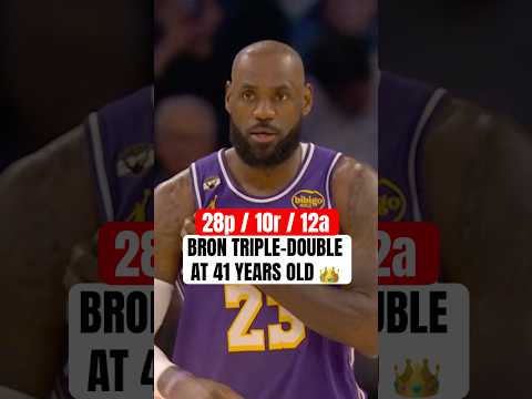 Oldest player ever to get a triple-double 🔥