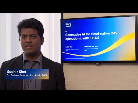 Generative AI for cloud-native IMS operations, with TELUS | Amazon Web Services