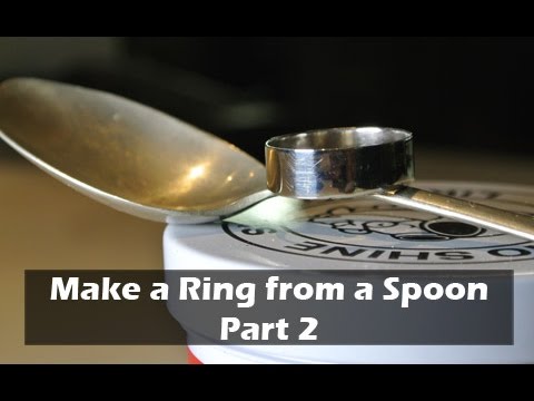 How to Make a Ring from a Silver Spoon - Part 2 (Coin Ring) - UCAn_HKnYFSombNl-Y-LjwyA