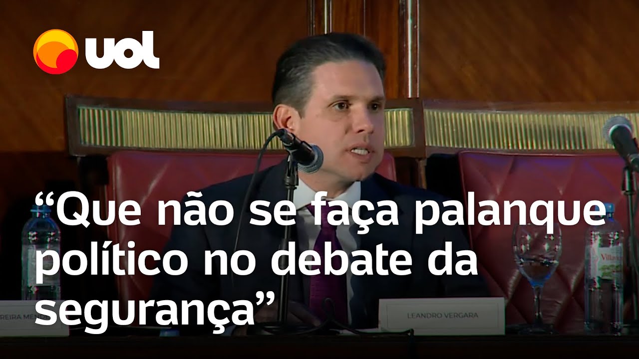 Hugo Motta pede que partidos e governo não usem segurança como palanque político TV Online Hugo Motta pede que partidos e governo não usem segurança como palanque político