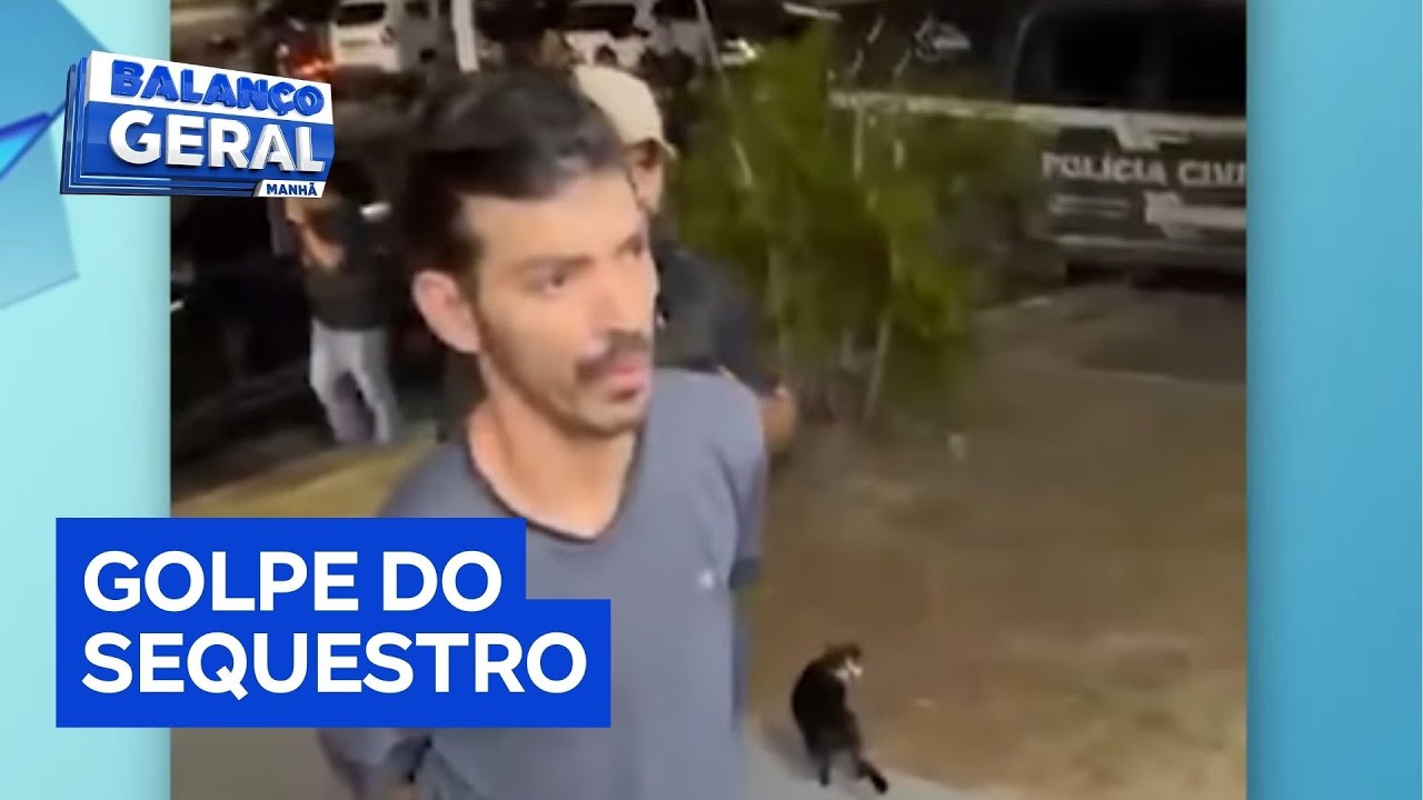 Homem forja sequestro para extorquir família e é descoberto