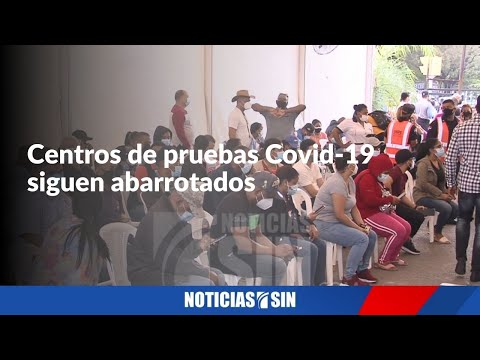 Centros de pruebas Covid-19 siguen abarrotados