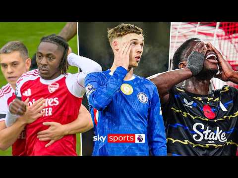 The BIGGEST misses of the Premier League season so far, featuring Haaland, Eze, Palmer and more 😱