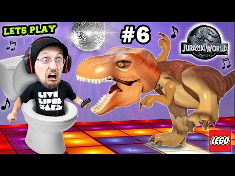 Lets Play LEGO Jurassic World Part 6: ♫ DINO Dance Moves ♫ w/ Scary Ending! (THE END, Seriously!) - UCC-RHF_77zQdKcA75hr5oTQ