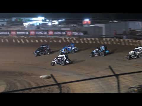 10.13.23 POWRi Outlaw Micro Sprint League Highlights from I 44 Riverside Speedway - dirt track racing video image