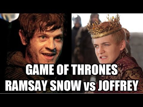 Game of Thrones Cast - Who is worse Joffrey or Ramsay Snow? - UCS5C4dC1Vc3EzgeDO-Wu3Mg