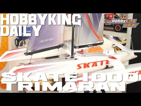 Skate 1000 Trimaran Sailboat  - HobbyKing Daily - UCkNMDHVq-_6aJEh2uRBbRmw