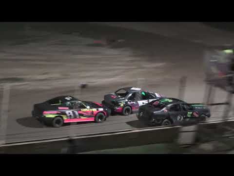 Flinn Stock A-Feature at Crystal Motor Speedway, Michigan on 08-27-2022!! - dirt track racing video image
