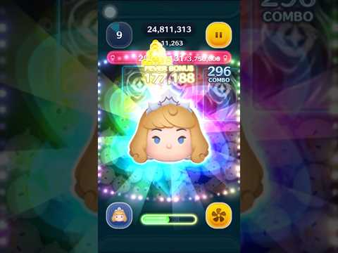 【ツムツム】スキル4でもこの強さ!!ロルカナオーロラ姫!!!