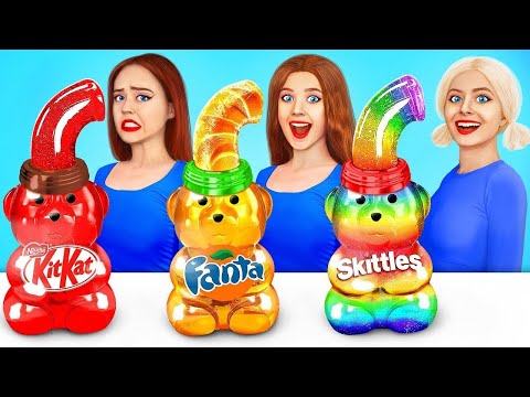 تحدي الطعام الغني والفقير والثري |  تحدي الشوكولاتة بـ 1 دولار مقابل 1,000,000 دولار