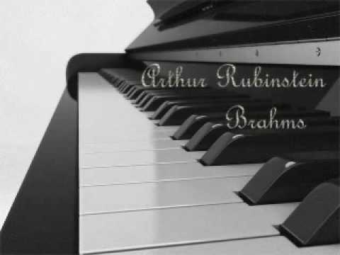 Arthur Rubinstein - Brahms Intermezzo, Op. 118, No. 2 in A major