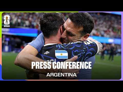 Post-Match Press Conference: Argentina's Lionel Scaloni On The 2-1 Win Over England