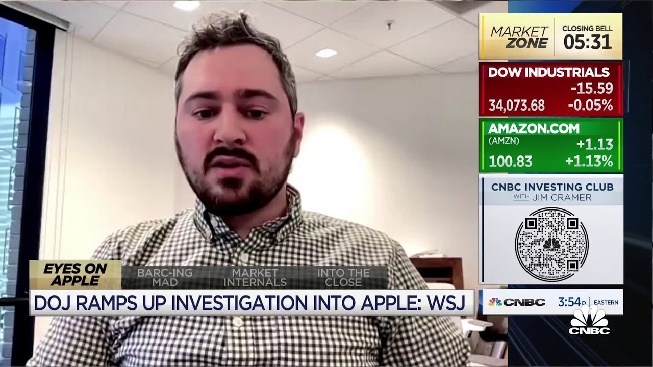 The DOJ appears to be looking at Apple’s App Store and iOS, says WSJ’s Tilley