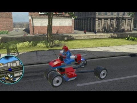 LEGO Marvel Super Heroes - Unlocking and Driving the Spider-Trike (Vehicle Token Location) - UCg_j7kndWLFZEg4yCqUWPCA