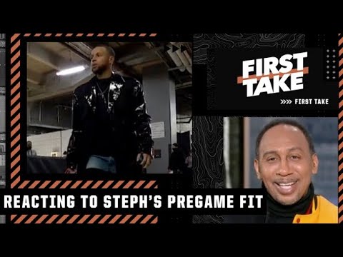 Stephen A. reacts to Steph Curry’s viral pregame outfit: I could rock it! | First Take video clip