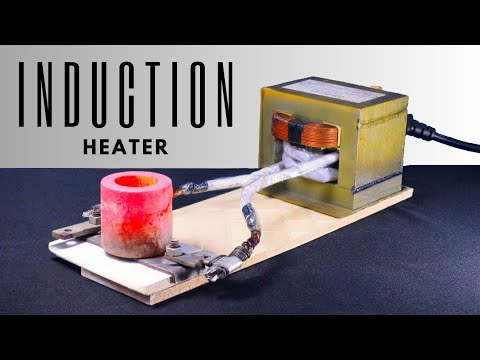 How to make Induction Heater from Microwave Transformer - Simple Aluminum Casting  (Resistance Heat)