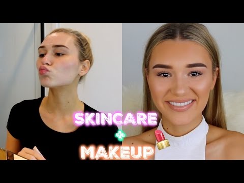 Skin Care + Everyday Drugstore Makeup Routine GRWM | Shani Grimmond