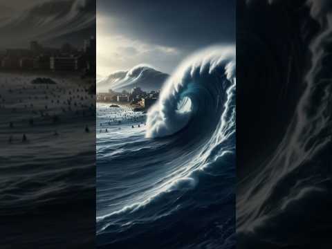 #DreamScreenAI Large Tsunami Waves #shorts
