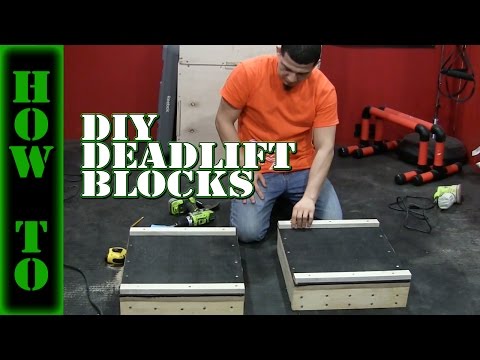 DIY DeadLift Blocks