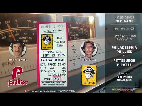 Philadelphia Phillies vs Pittsburgh Pirates - Clincher - Radio Broadcast video clip