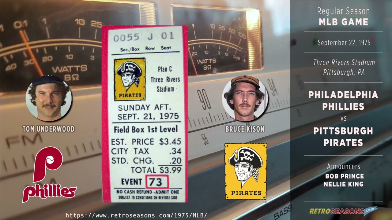 Philadelphia Phillies vs Pittsburgh Pirates - Clincher - Radio Broadcast video clip