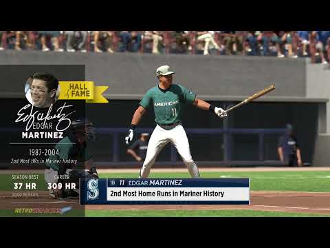 Seattle Mariners Home Run Derby Simulation • Griffey - Edgar - Buhner - Seager video clip