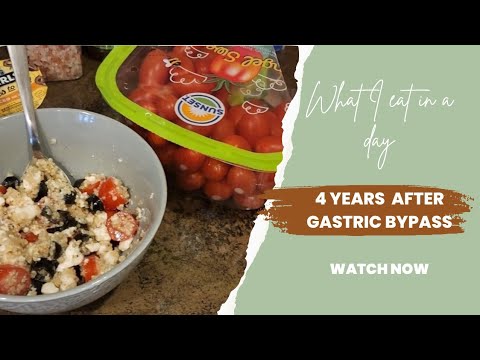 What I eat in a day | 4 years after my bypass