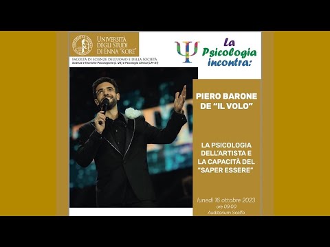 Piero Barone: "La psicología del artista", subtitulado en español, inglés y portugués (16/10/23)