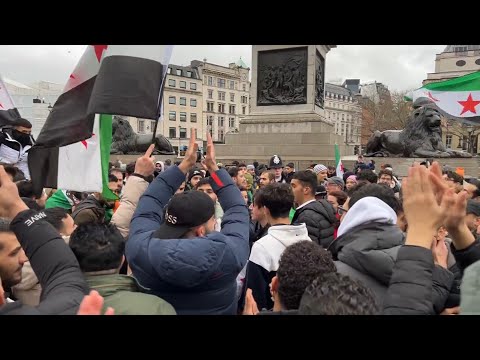 Syria rally in London celebrates fall of Assad | AFP