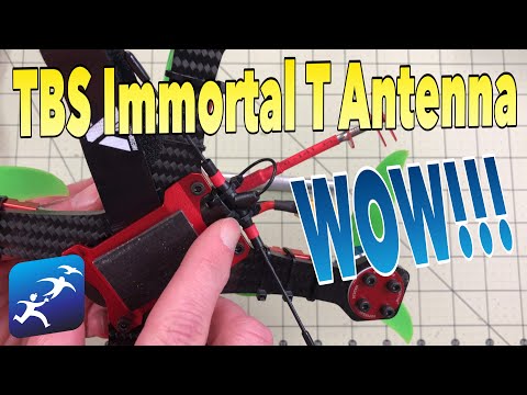 TBS Immortal T Antenna on a FrSky R9 Slim, Yea, it’s way better! - UCzuKp01-3GrlkohHo664aoA